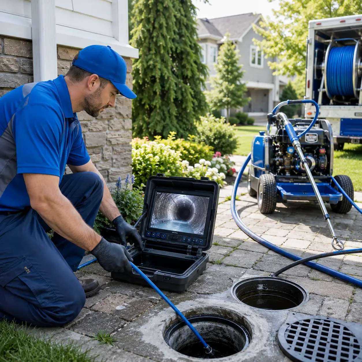 Outdoor drain cleaning professionals serving Unicoi, TN